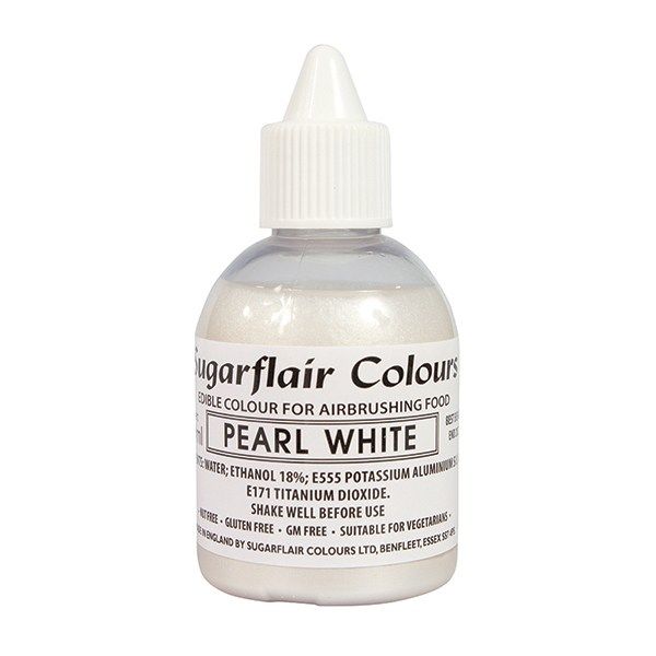 COLOUR-SUGARFLAIR-AIRBRUSH-PRL WHTE-60ml