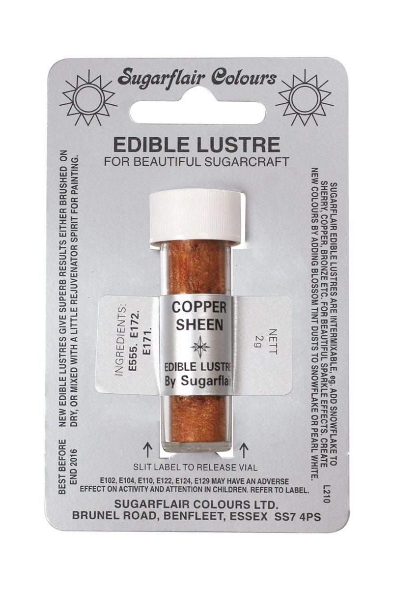 COLOUR-SUGARFLAIR-LUSTRE-COPPER SHEEN-2g