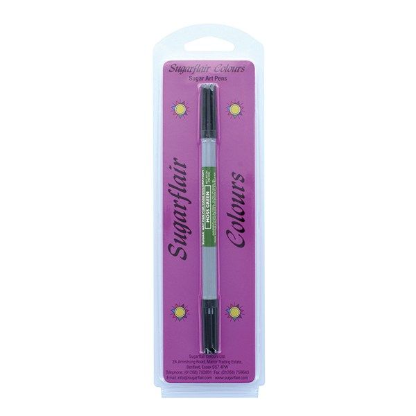  Sugarflair Art Pen - Christmas Green- RP - Dual Nib. 54630 