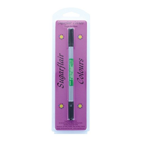  Sugarflair Art Pen - Holly Green - RP - Dual Nib. 54635 