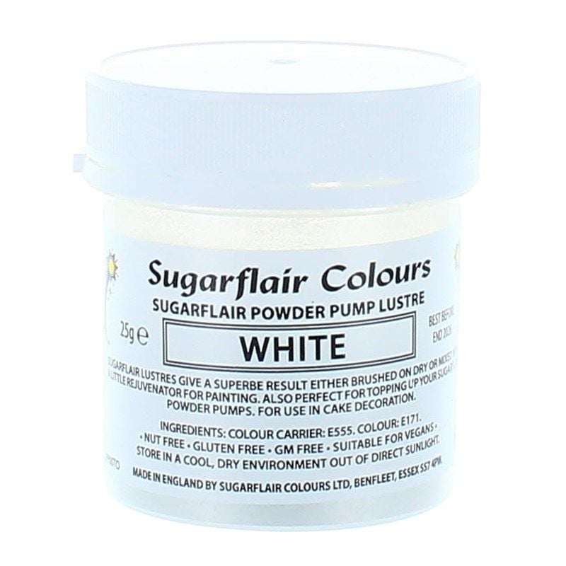 COLOUR-SUGARFLAIR-LUSTRE-WHITE-25g
