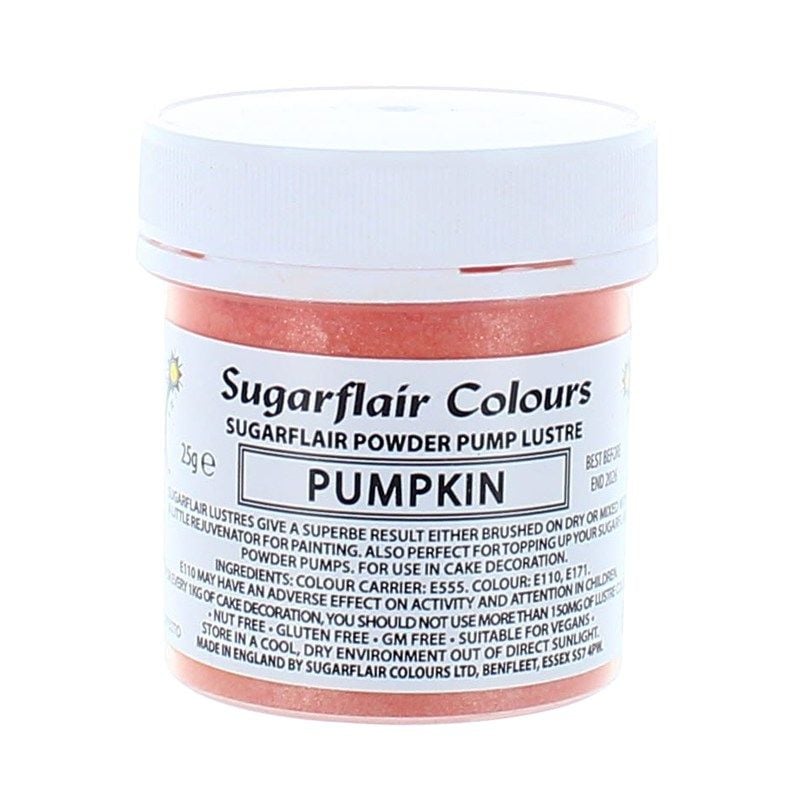 COLOUR-SUGARFLAIR-LUSTRE-PUMPKIN-25g