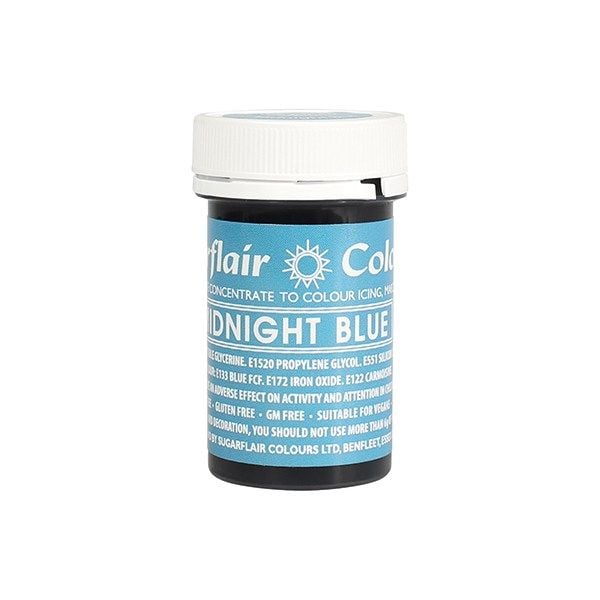 SUGARFLAIR: COLOUR-SPECTRAL PASTE-MIDNIGHT BLUE-25g