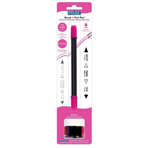 PME Brush N Fine Pen Pink. 5593  