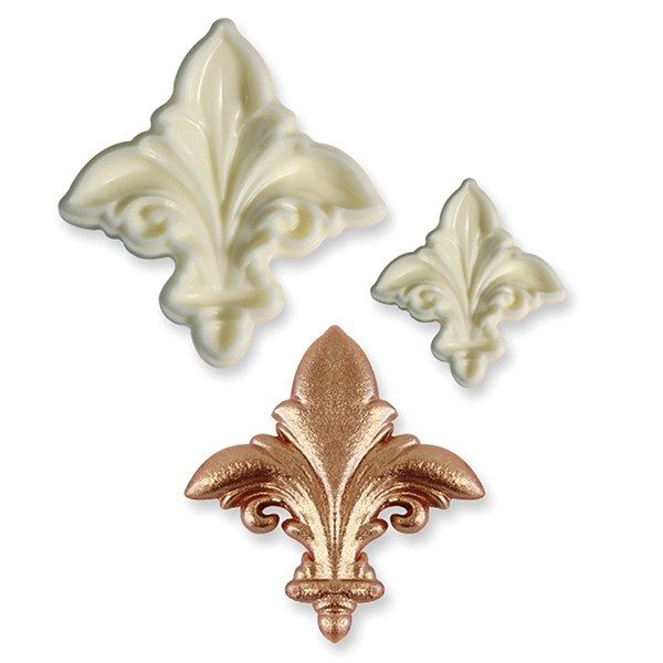 PME: MOULD-JEM-POP IT-FLEUR DE LYS-2 PCE