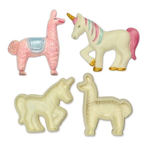 PME: MOULD-JEM POP IT MOULD-EXOTIC ANIMALS
