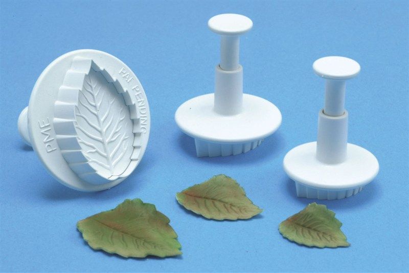 CUTTER-PME-ROSE LEAF PLUNGER/VEIN-25mm