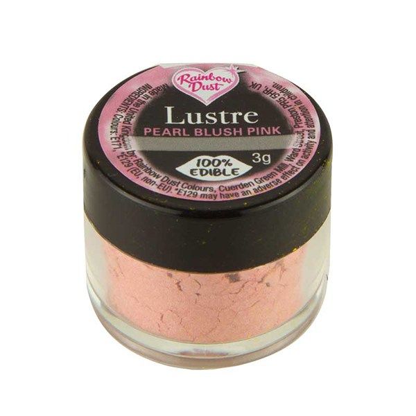  Rainbow Dust Edible Silk Range - Pearl Blush Pink - Loose Pot. 850114  