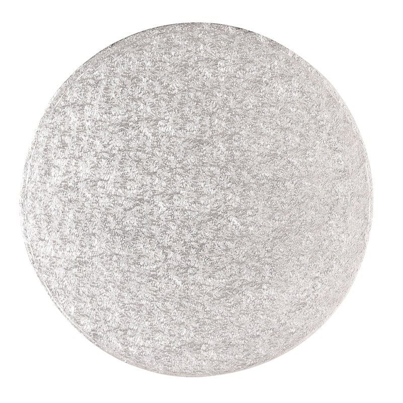 CULPITT: CARD-SGL THICK-RD-SILVER-127mm (5