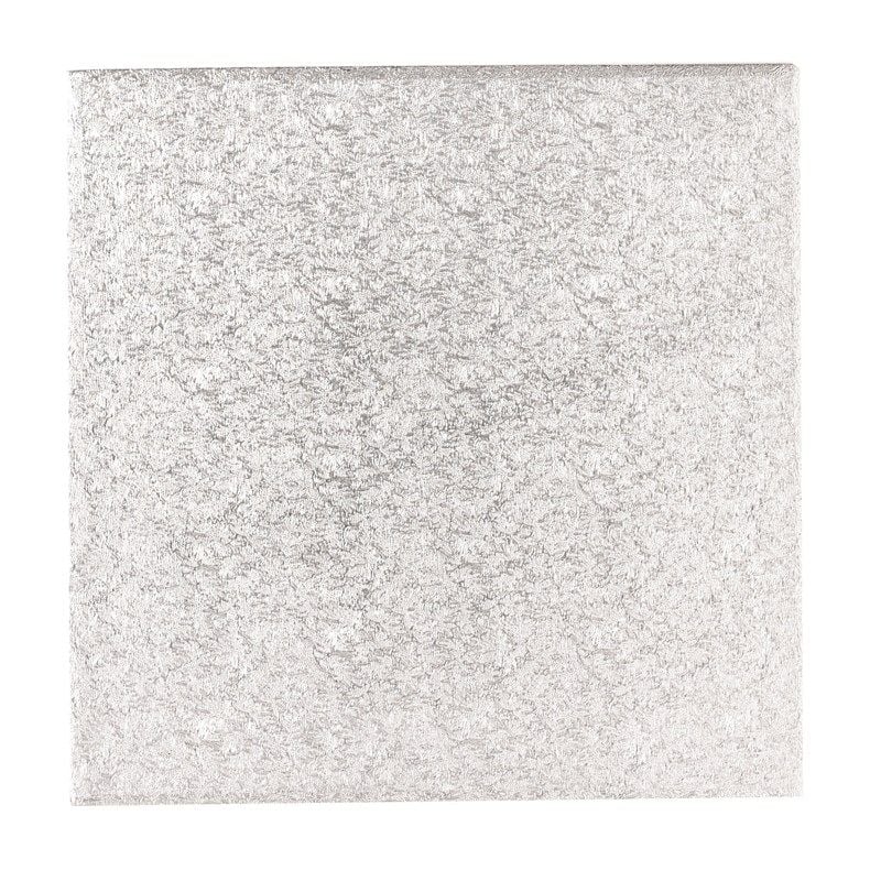 CULPITT: CARD-SGL THICK-SQ-SILVER-381mm (15