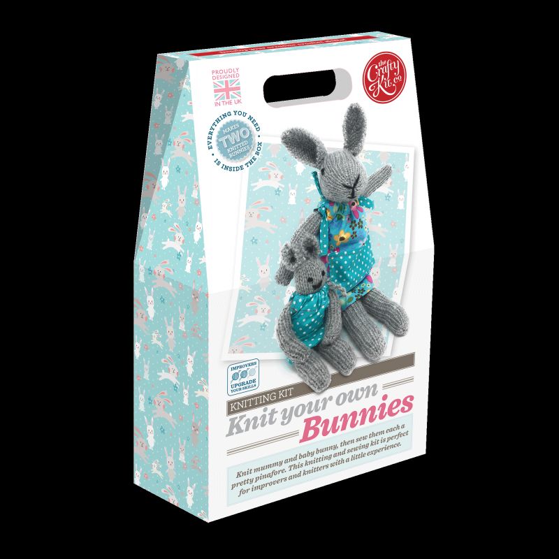 Crafty Kit Company: Knit Your Own Bunnies Kit 