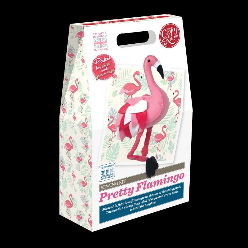 Crafty Kit Company: Pretty Flamingo Sewing Kit 