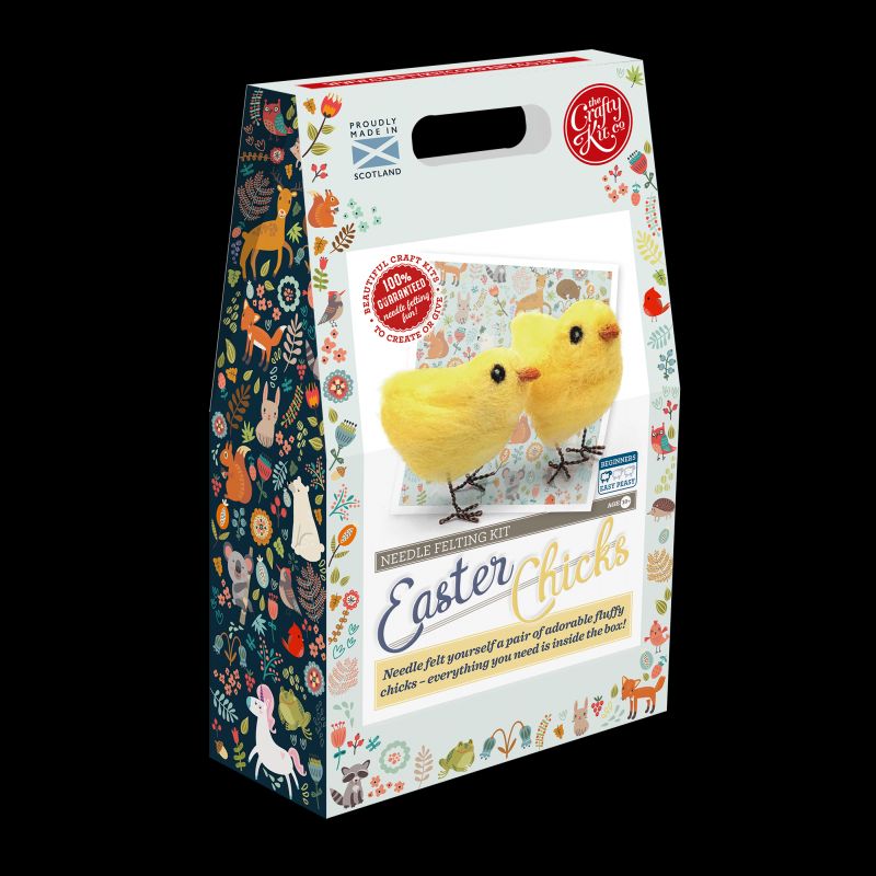 Crafty Kit Company: Easter Chicks Needle Felting Kit  