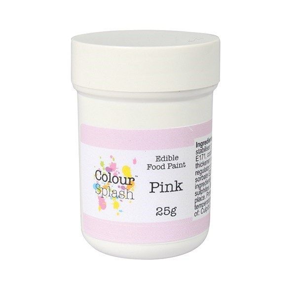 Colour Splash Edible Paint - Matt Pink 25g. 75192   
