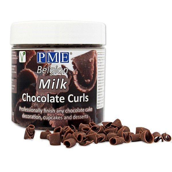 PME Chocolate Curls - Milk. 44051   