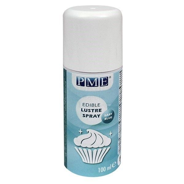 PME Edible Lustre Spray - Baby Blue 100ml. PACK OF 1. 5537  