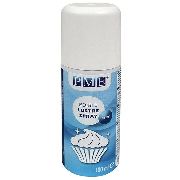 PME Edible Lustre Spray - Blue 100ml. PACK OF 1.  5532   