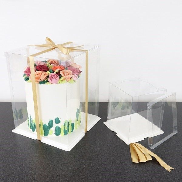 PME Crystal Cake Box - 8'' . 90011  