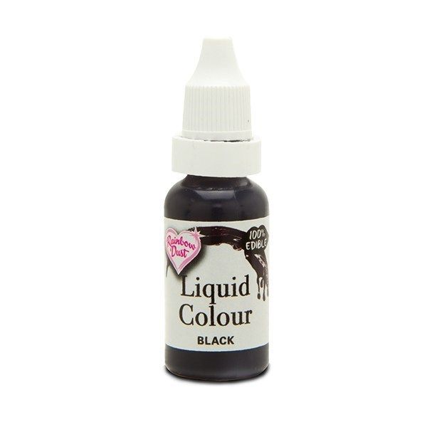  Rainbow Dust Liquid Colour - Black - Loose Pot. 554940  