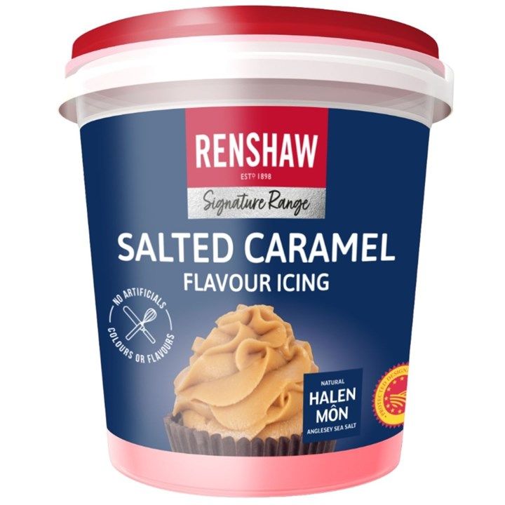 Renshaw Salted Caramel Flavour Icing - 4 X 400g. 5859   