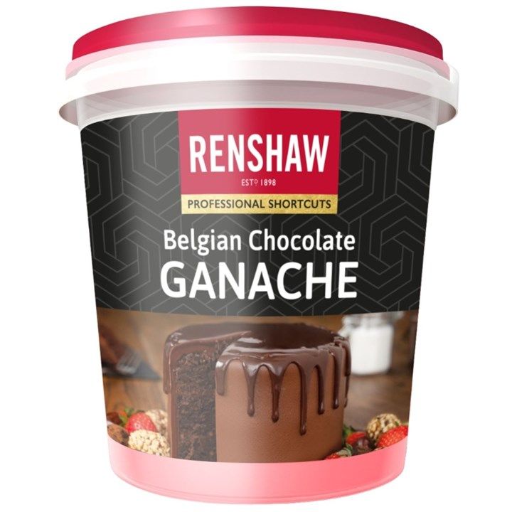 Renshaw Belgian Chocolate Ganache - 4 X 350g. 5861  