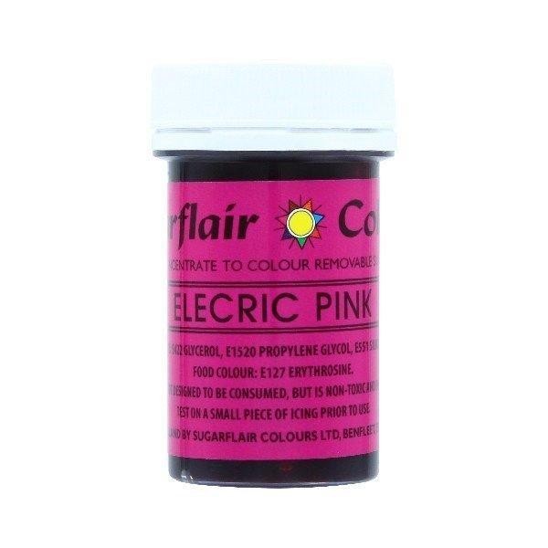  Sugarflair Craft Paste Colours - Electric Pink - 25g. 9878   