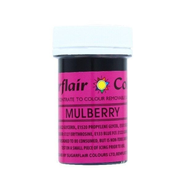  Sugarflair Craft Paste Colours - Mulberry - 25g. 9882   