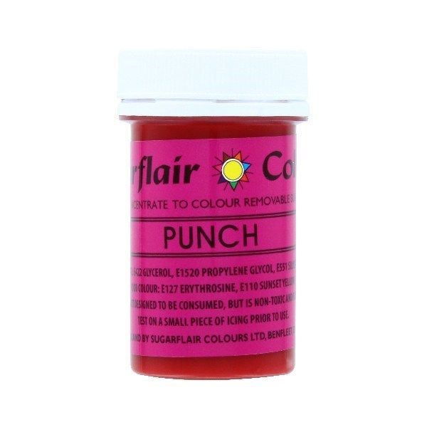  Sugarflair Craft Paste Colours - Punch - 25g. 9887   