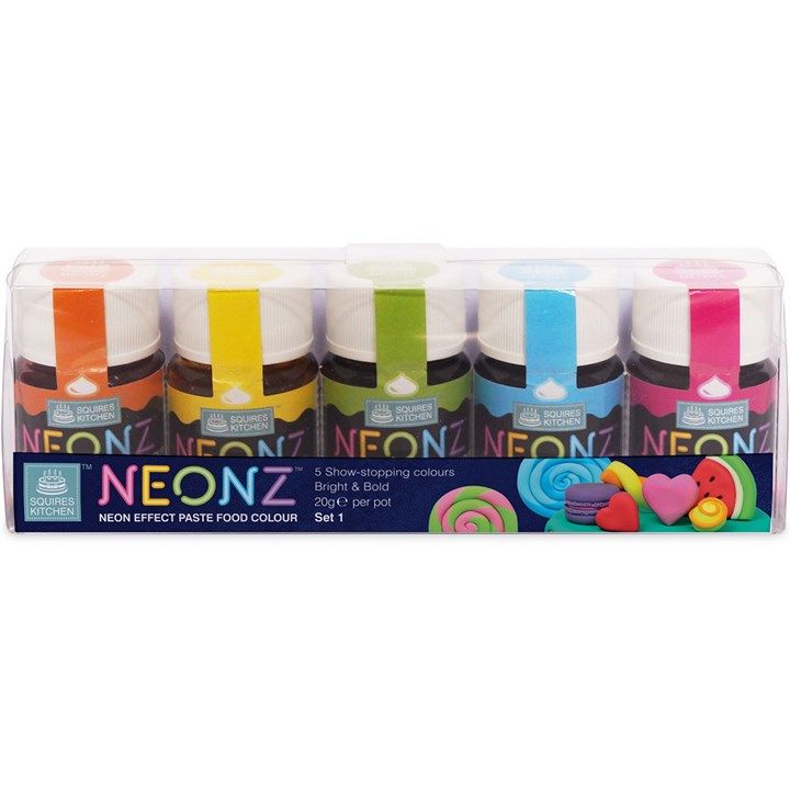 NEONZ Paste Food Colour Set 1
