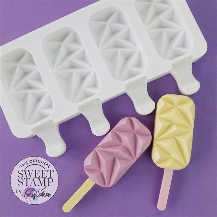 Sweet Stamp Geometric Cake Popsicle Mould