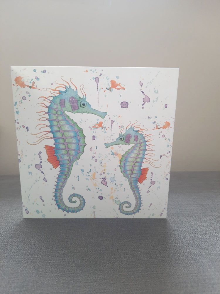 Seahorses Card