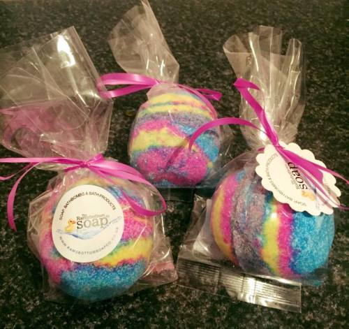 ramsbottom soap bath bombs with stickers