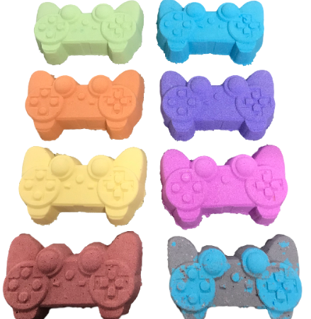 6 x Games Controller Bath Bombs  recommended  collection from cash and carry