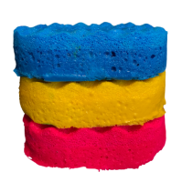 6 mixed sponges