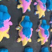 6 x Rainbow Tooti  Aligator Bath Bombs Recommended Collection from cash and carry