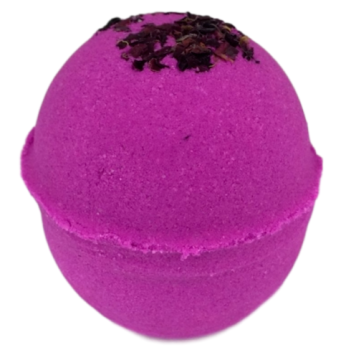 **New 6 x Winter Rose and Pink Pepper Bath Bombs with added rose petals