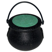 6 x Witch's Ghastly Green Cauldron Halloween Bath Bomb