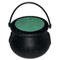 6 x Foaming Cauldron in Pineapple in Green Halloween Bath Bomb