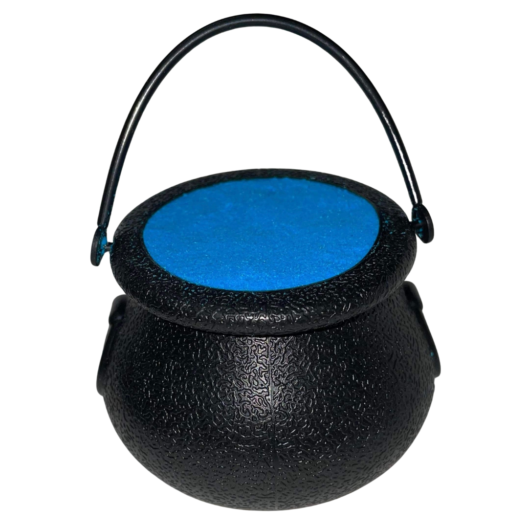 6 x Foaming Cauldron in Raspberry in Blue Halloween Bath Bomb
