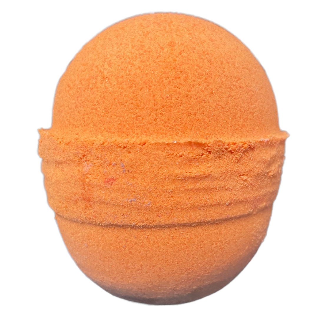 6 x Sweet Orange Essential Oil Scented Bath Bombs