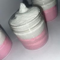 6 x LARGE Sugar Scrub in our new Black Lid Luxurious Tub in Ice Queen