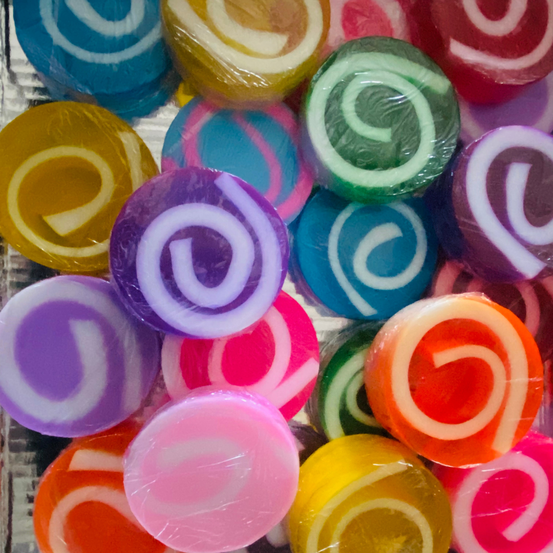 **  6 x Soap Swirls in a mixed pack