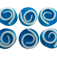 6 x Soap Swirls - In our Bleu scent