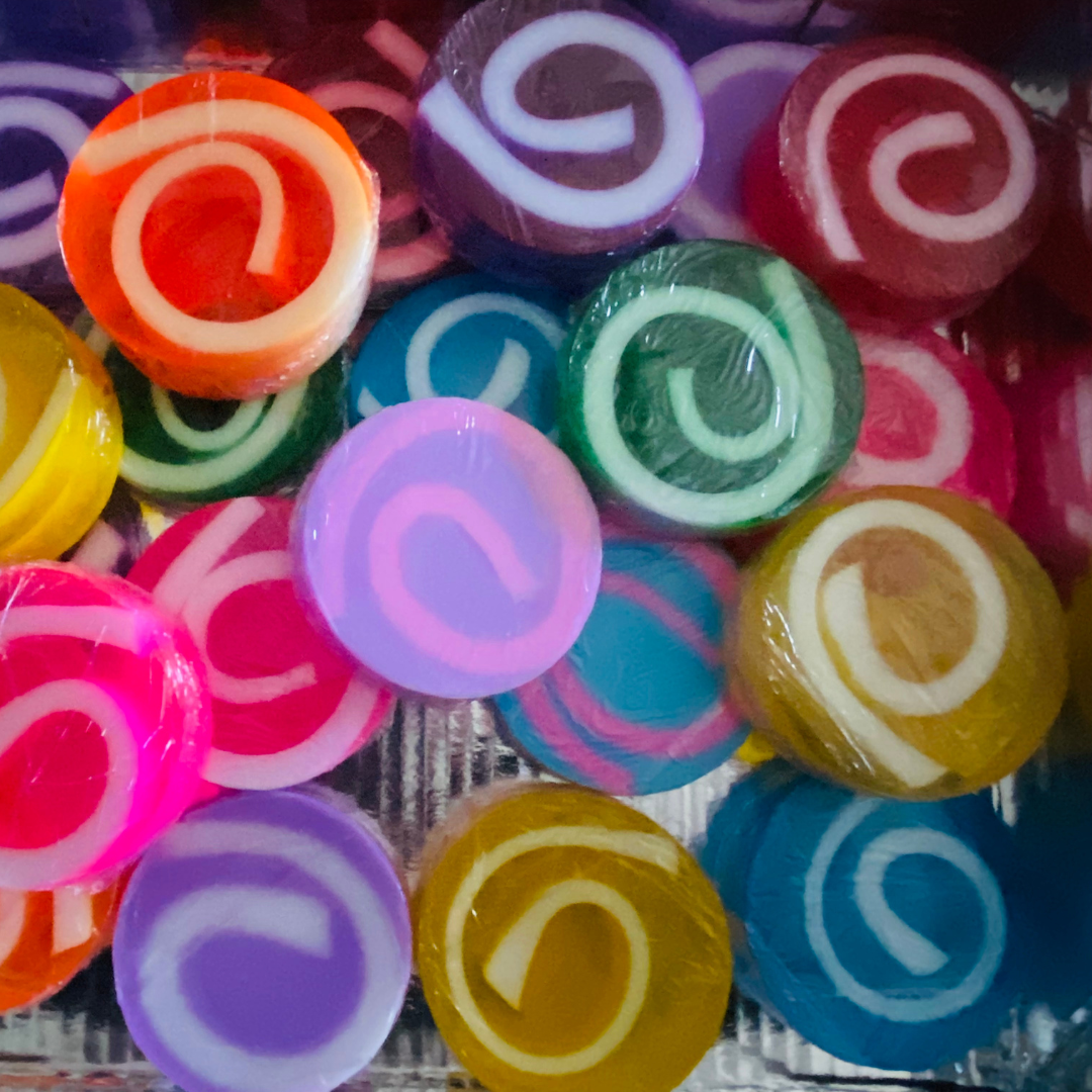 50 x Soap Swirls in a mixed pack