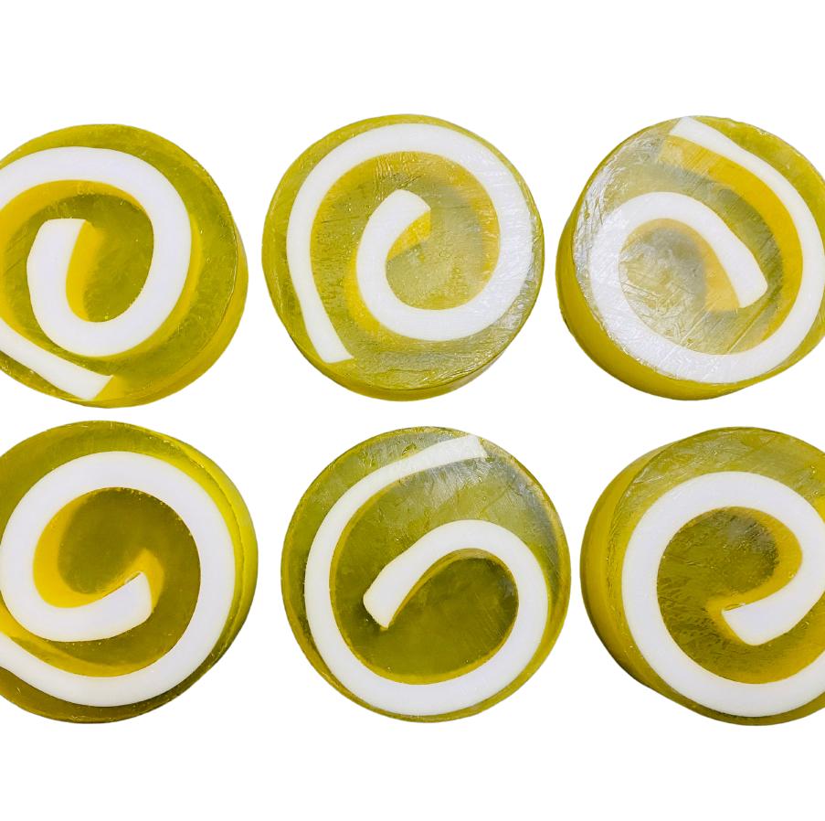 6 x Soap Swirls - In our Pineapple Fragrance