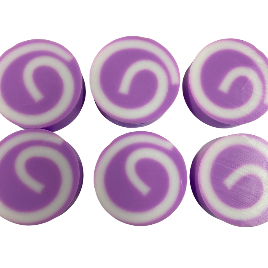 6 x Soap Swirls - In our Unicorn Kisses Fragrance
