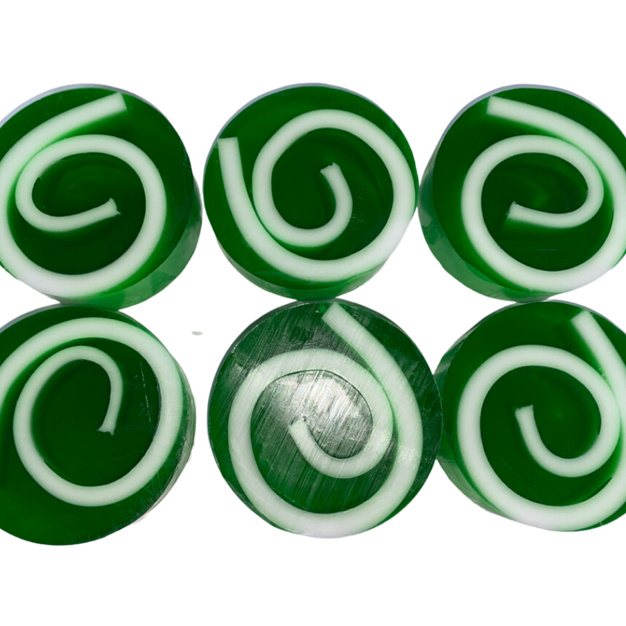 6 x Soap Swirls - In our Kami Kaze Fragrance