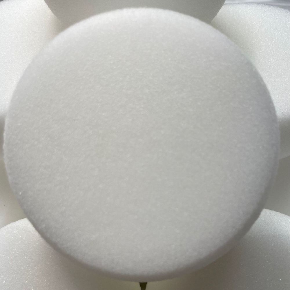 10 x empty round soft sponges to make your own soap sponges - in white