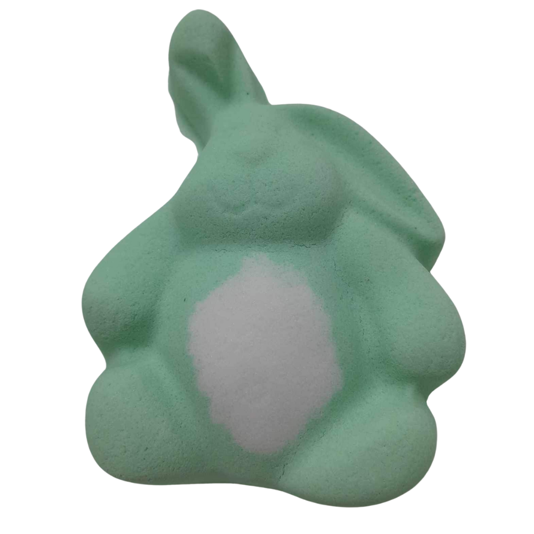 6 x Blissful Bunnies in Green  Bath Bombs recommended COLLECTION FROM CASH 