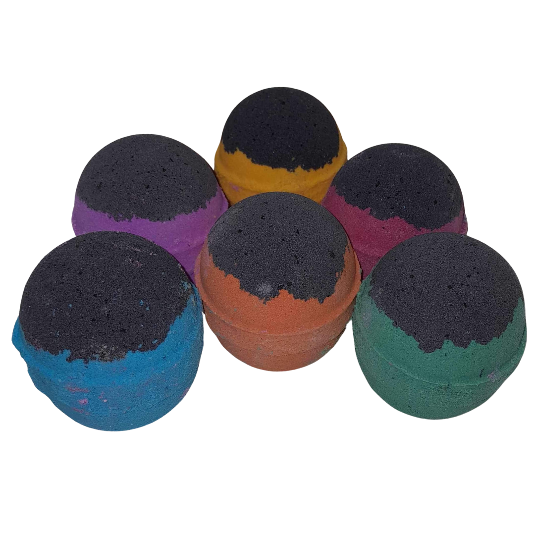 6 x Fizzy Mixed Set of Bath bombs